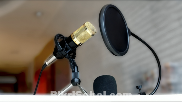 BM-800 Microphone + V8 Sound Card | Full Box